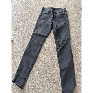 J Brand Super Skinny Jean Night Bird Grey 27 $198